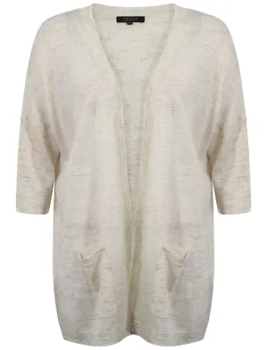 Amara Reya Wild Buckwheat white cardigan