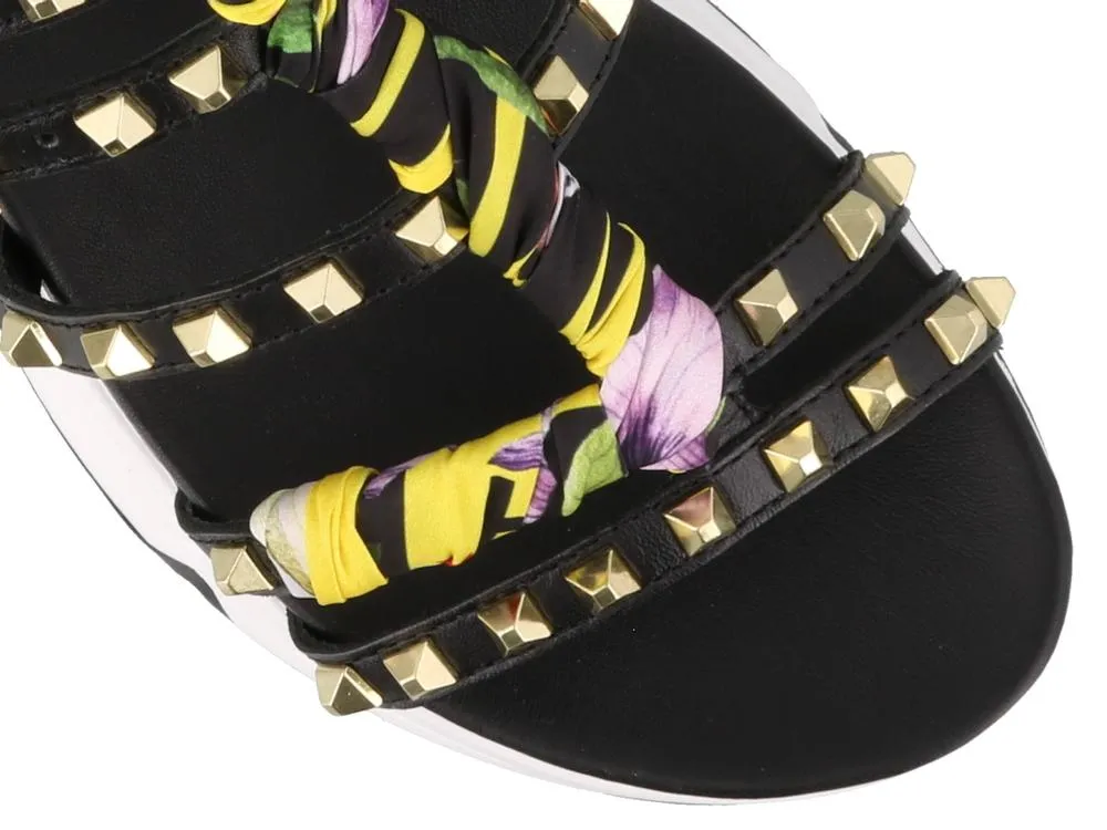 Ash Lynx Studded Wrap Detail Sandals