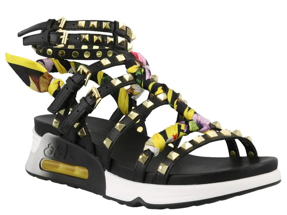 Ash Lynx Studded Wrap Detail Sandals
