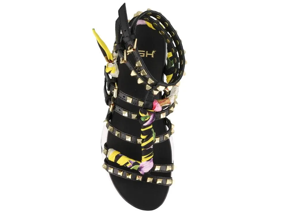 Ash Lynx Studded Wrap Detail Sandals