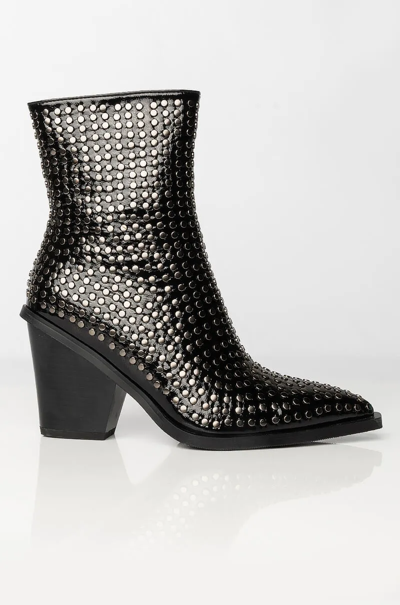 AZALEA WANG LEFT YOU ON READ STUDDED BOOTIE