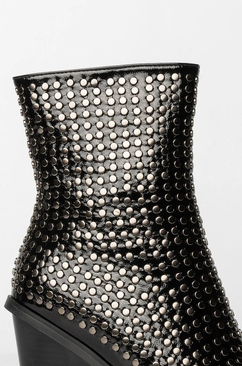 AZALEA WANG LEFT YOU ON READ STUDDED BOOTIE