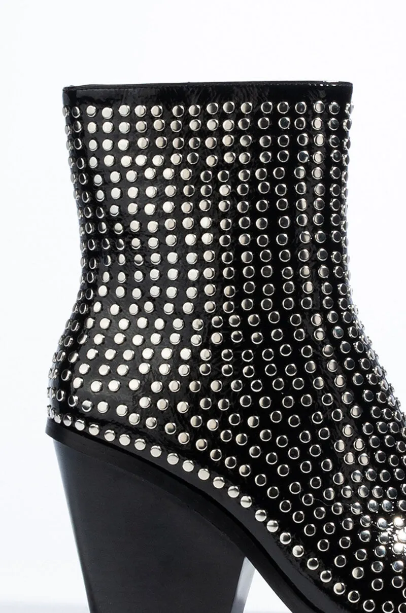AZALEA WANG LEFT YOU ON READ STUDDED BOOTIE