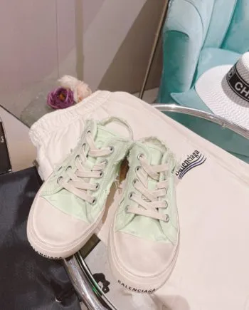 BA Paris Trainers Mule White For Women