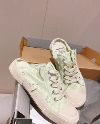 BA Paris Trainers Mule White For Women