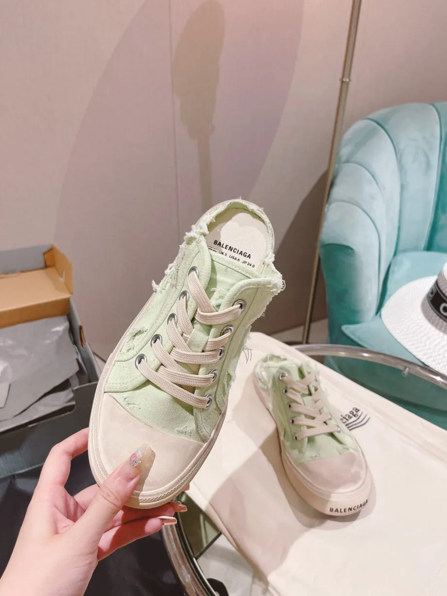 BA Paris Trainers Mule White For Women
