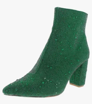 BETSEY JOHNSON CADY EMERALD | BOOTIES