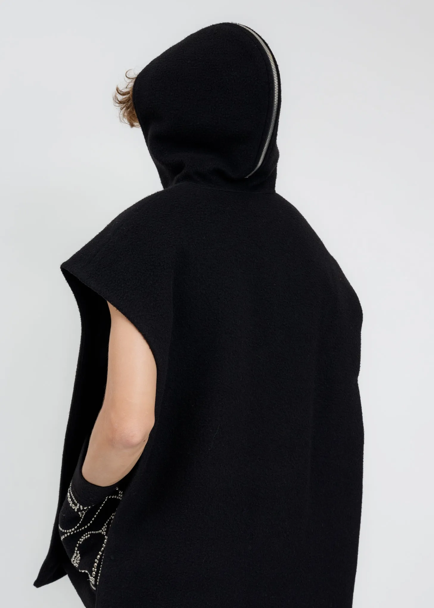Black Box Shape Pattern Artwork Vest