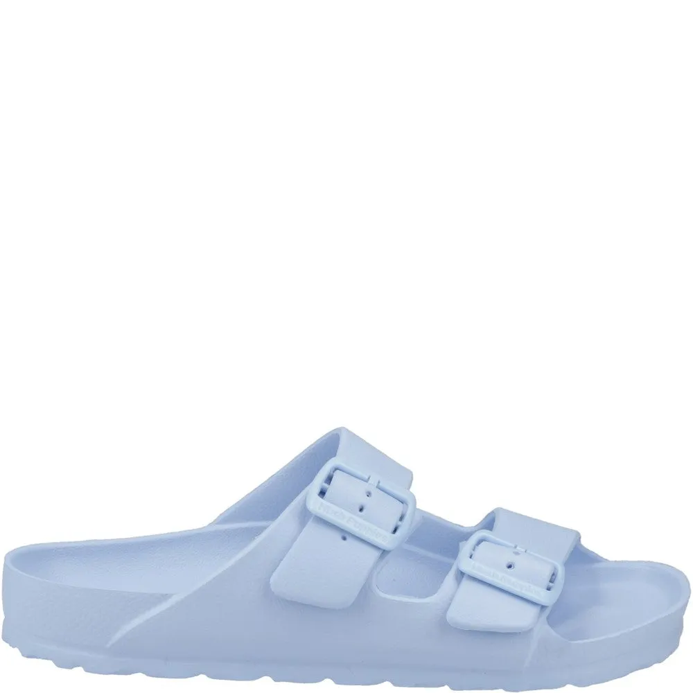 Blue Lorna Mule Sandals