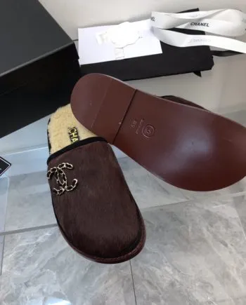 CHL Women's Mules With Opens Heels Burgundy For Women G38648 Y56034 K4742
