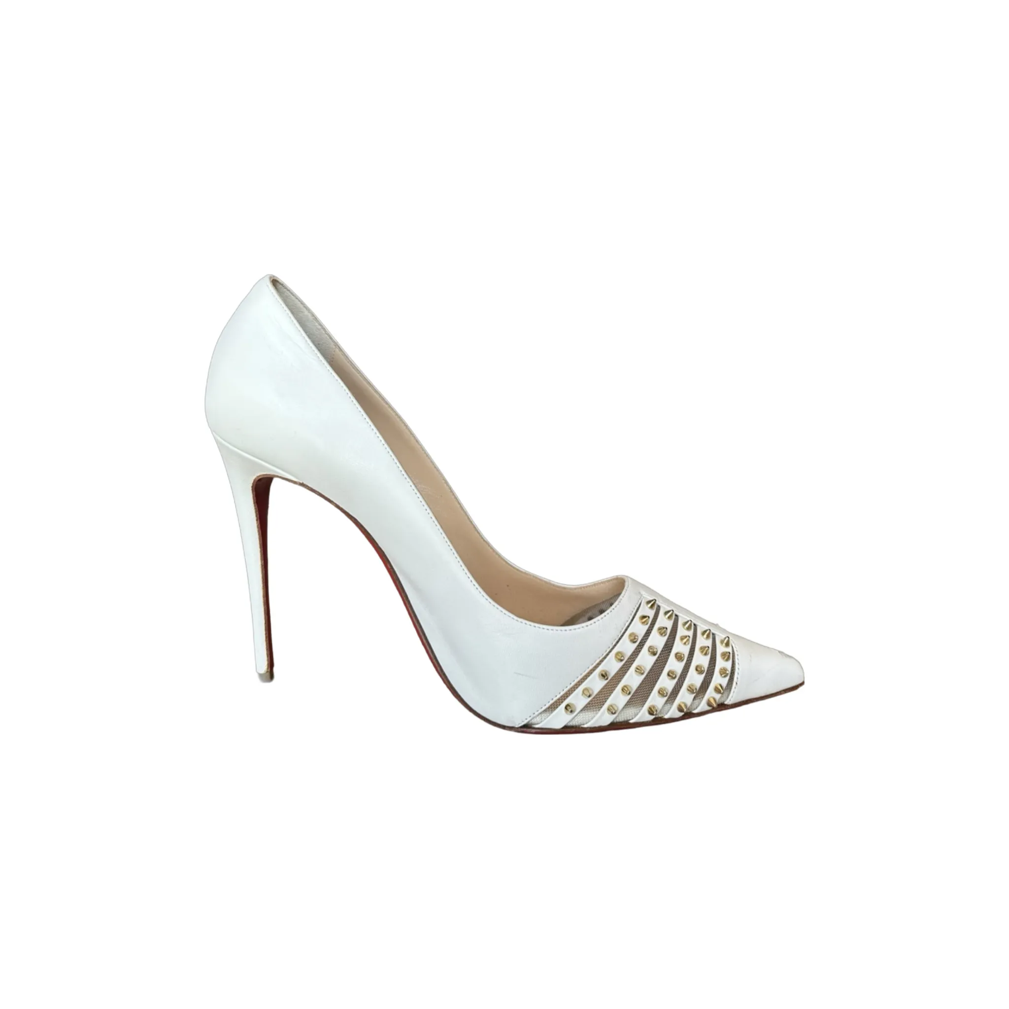 Christian Louboutin Kid Bareta 100mm Pumps - Size 40.5