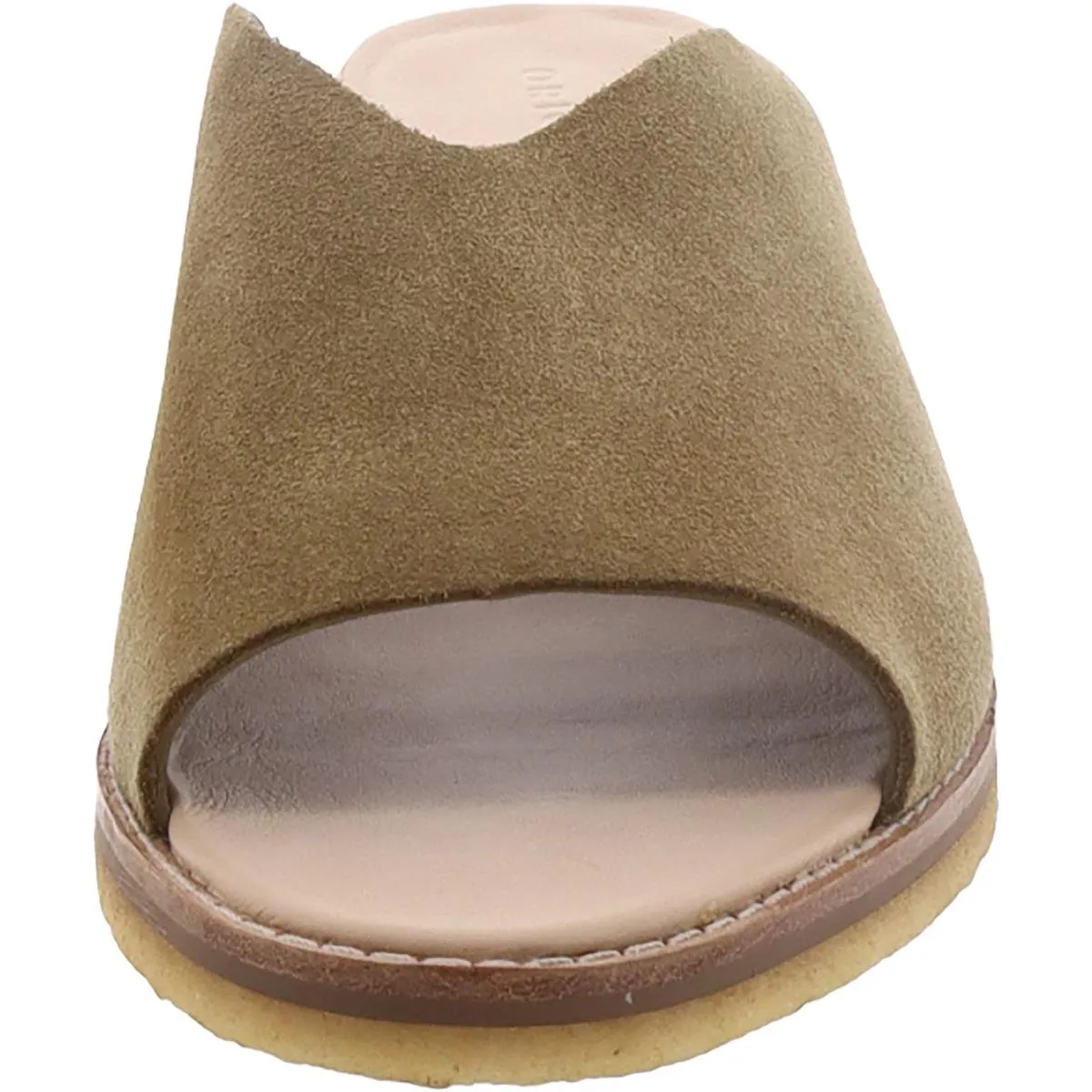 Clarks Womens Amara Mule Suede Slip-On Mule Sandals