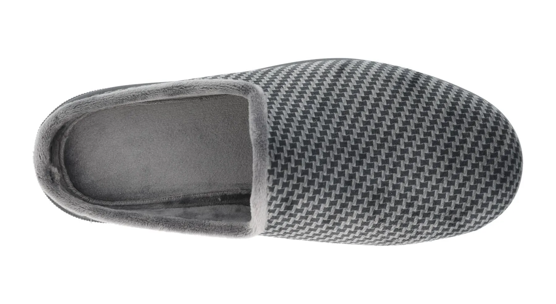 DB Shoes Men's 2V Fit Slip-On Stylish Mule in Grey/Black, Sizes 6 to 12