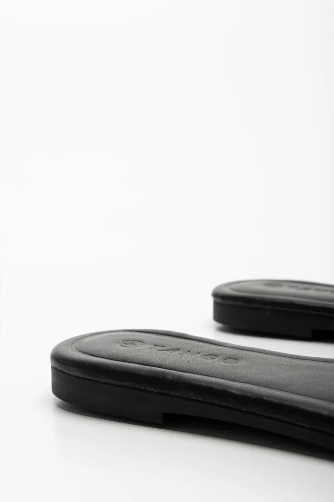 Diamante Sandal Black
