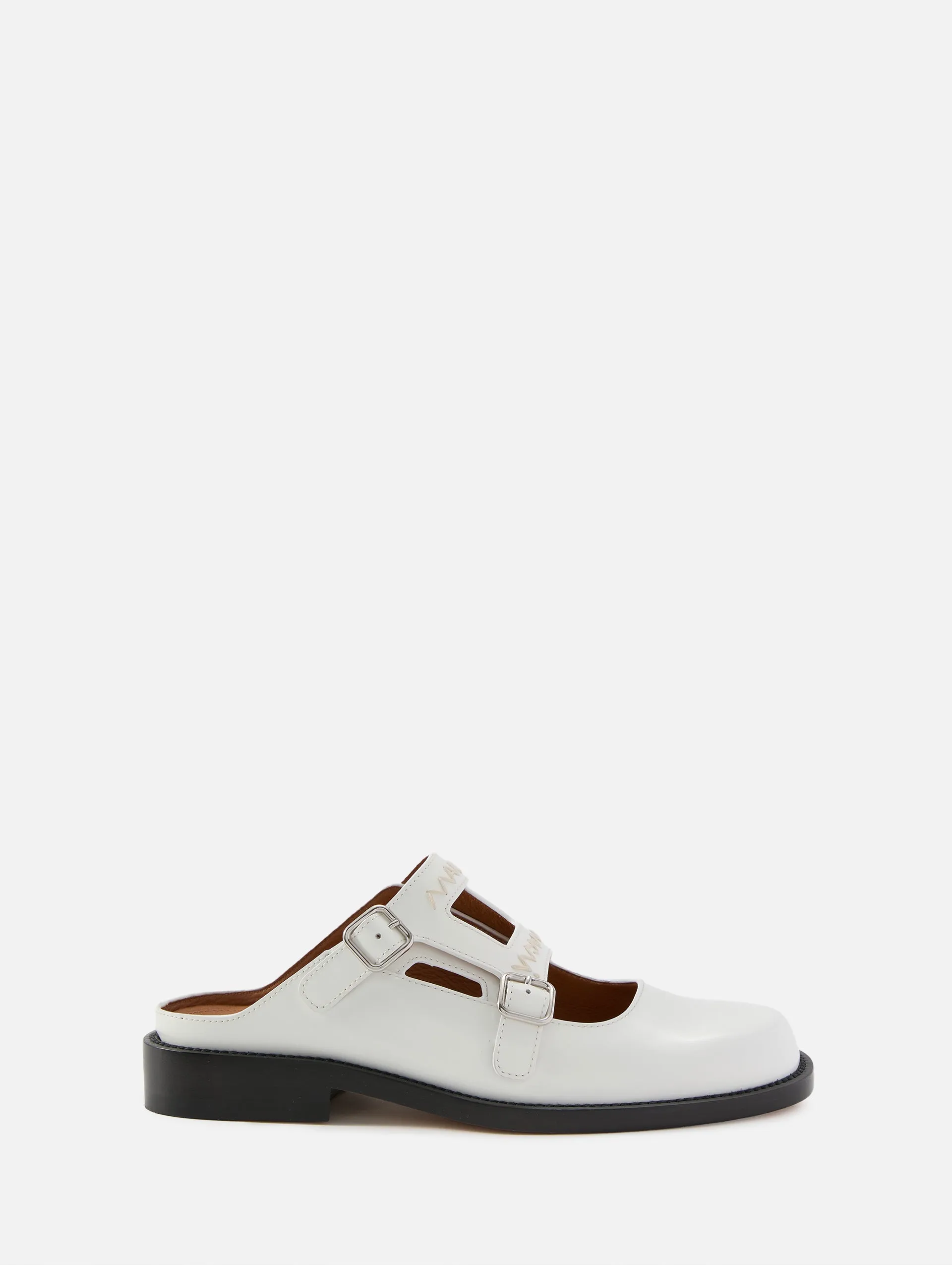 Double Buckle Mary Jane Mule