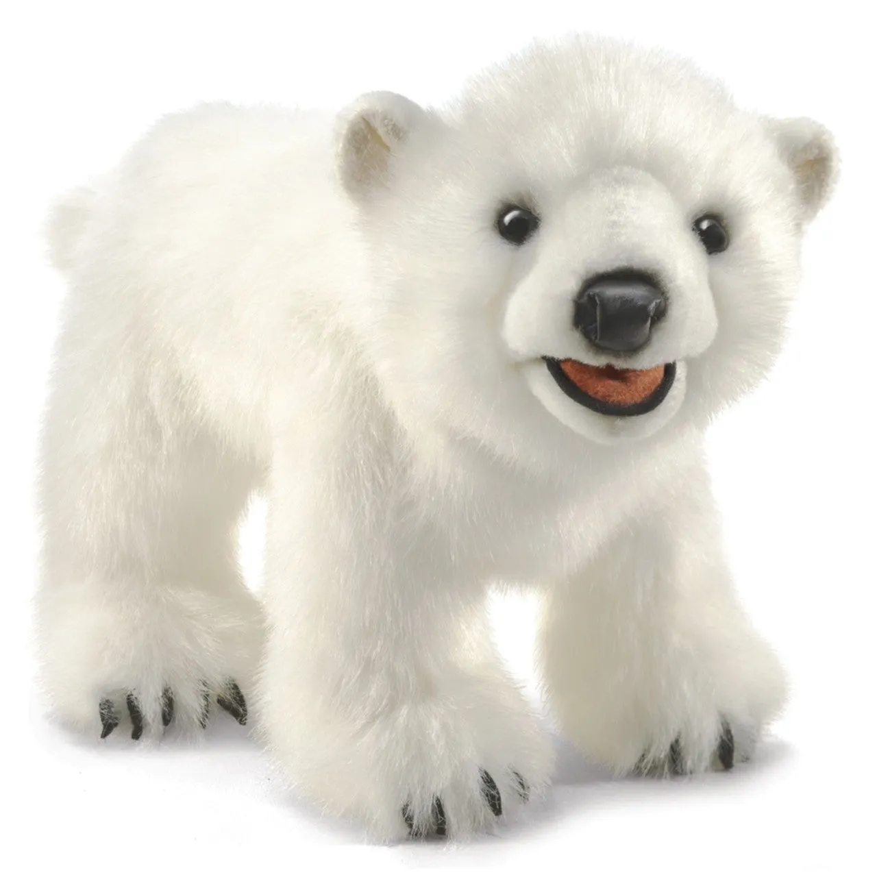 Folkmanis Polar Bear Cub Hand Puppet