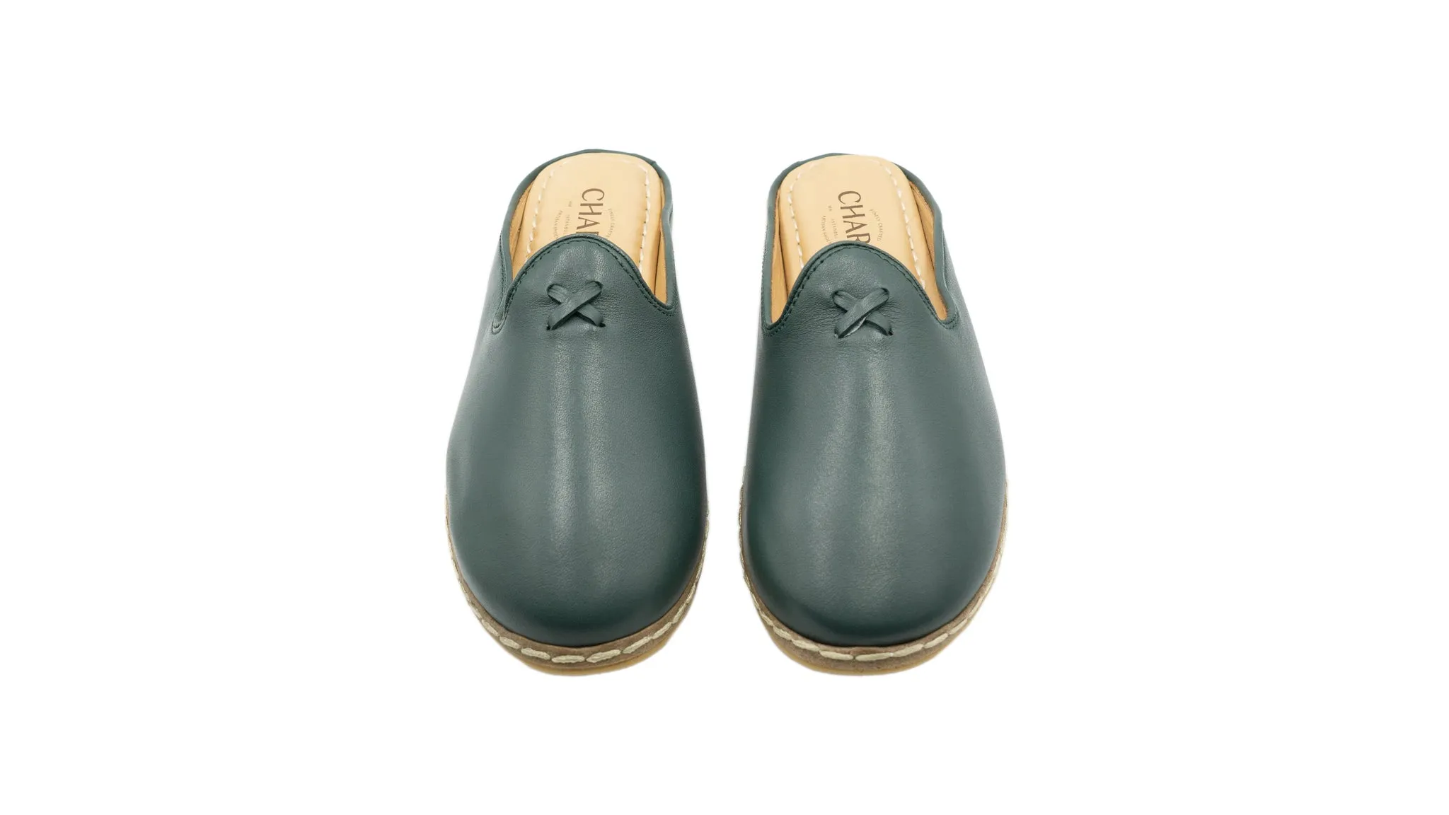 Hunter Green Mule Shoes