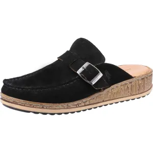 Hush Puppies Sorcha Mule Black Leather Female Sandal Ladies Summer