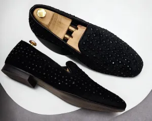 Jack Marc Studded Moccasin Loafers Fusion of Party Elegance and Casual Comfort