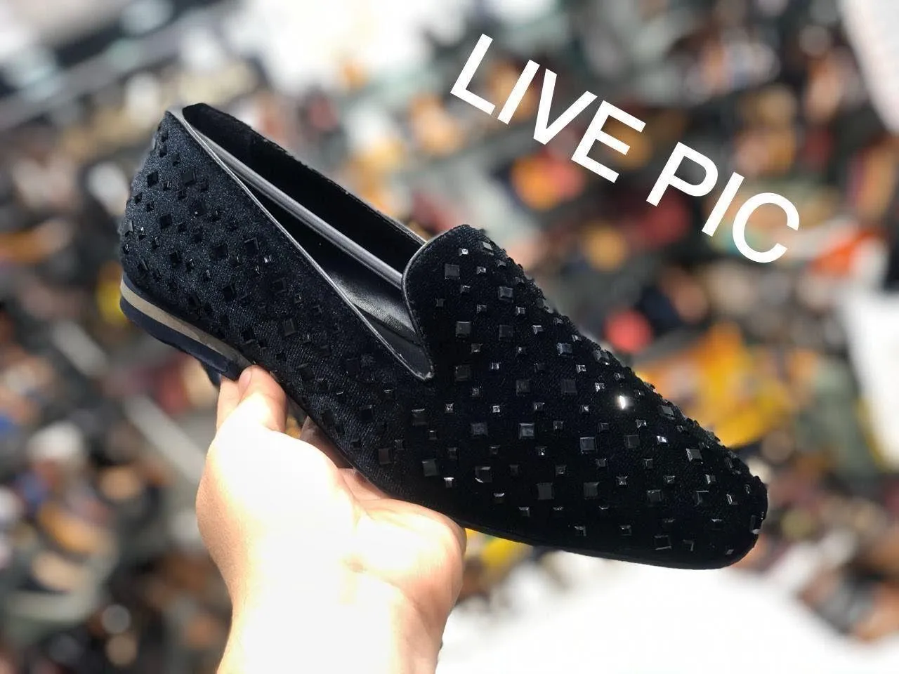 Jack Marc Studded Moccasin Loafers Fusion of Party Elegance and Casual Comfort