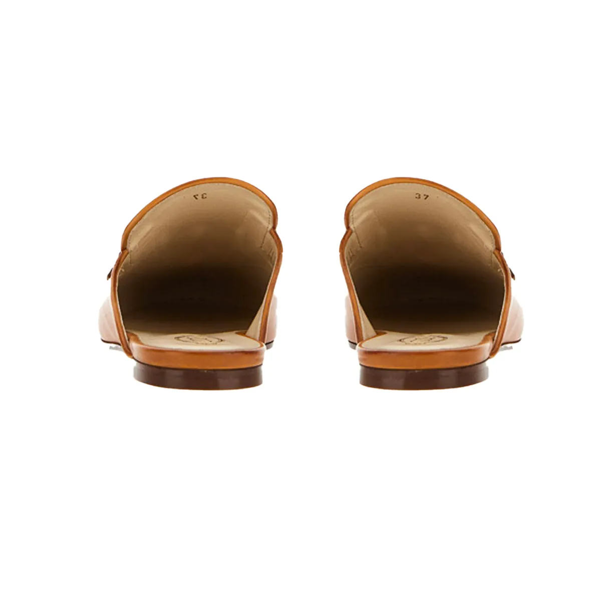 Kate Chain Leather Mules
