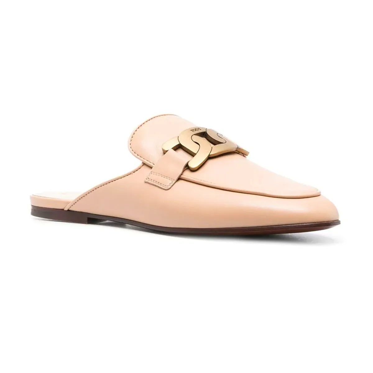 Kate Chain Leather Mules