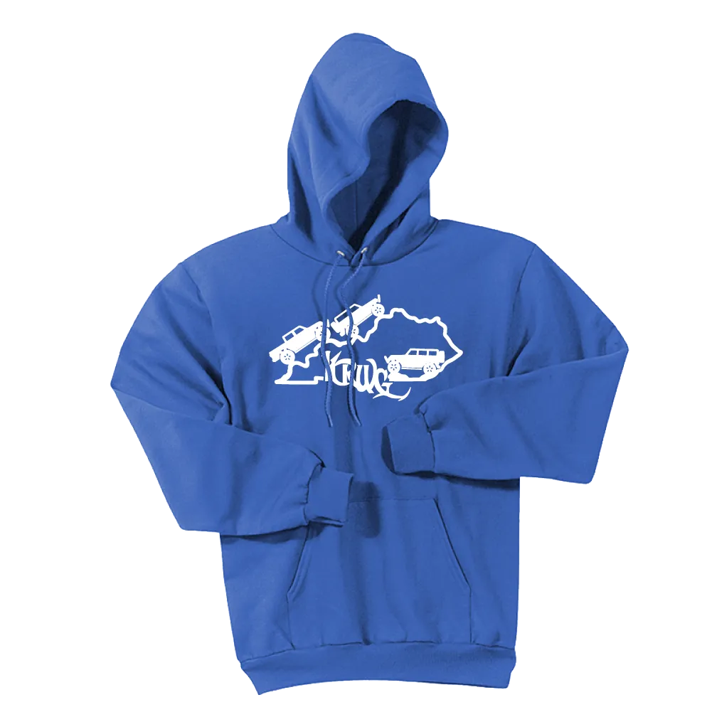 Kentucky Rebel Wranglers Gladiators White Logo Hoodie
