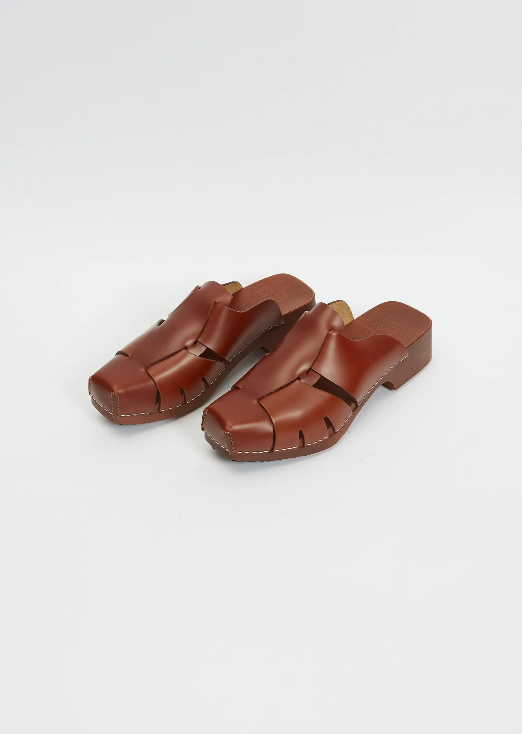 Licia Mule Clog — Tan