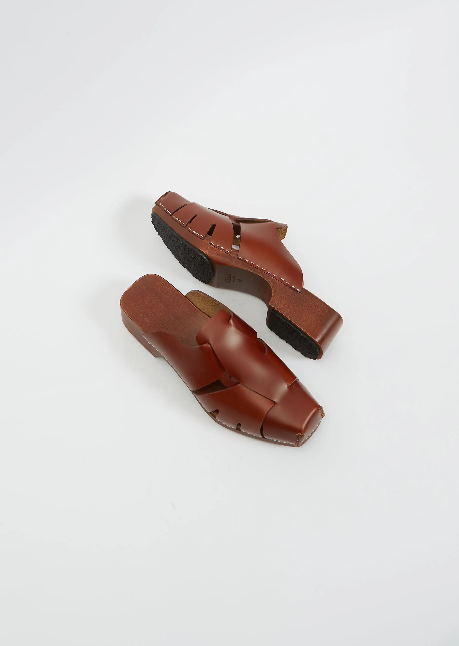 Licia Mule Clog — Tan