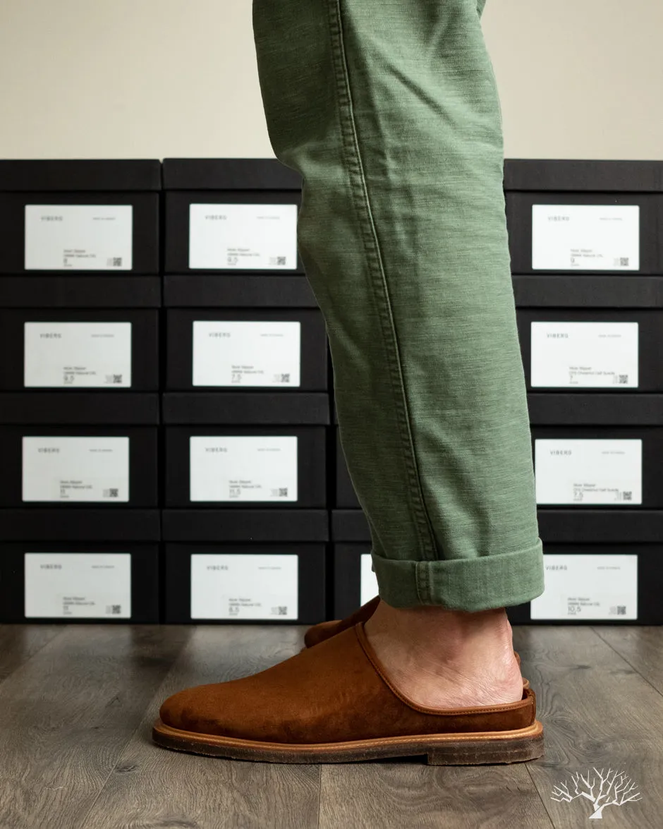 Mule - Chestnut Calf Suede - 2030