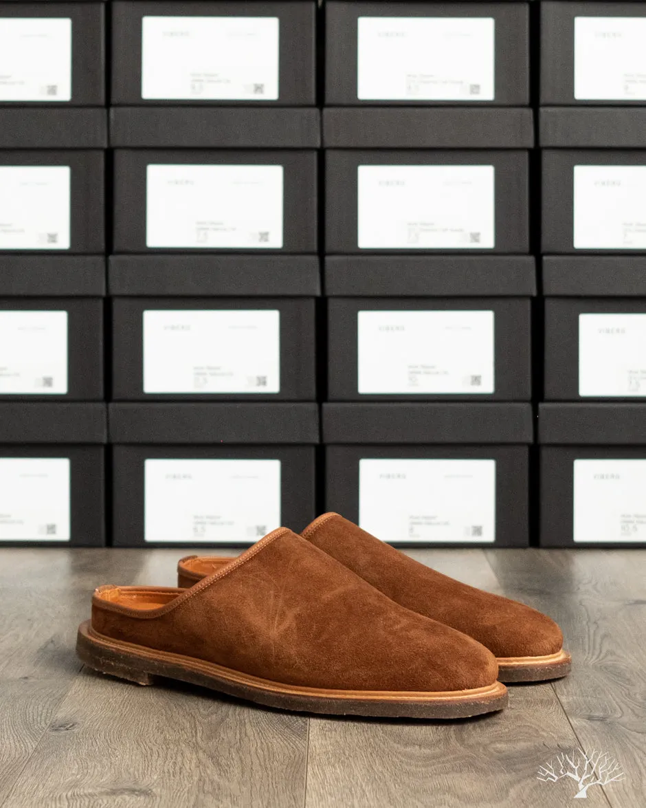 Mule - Chestnut Calf Suede - 2030