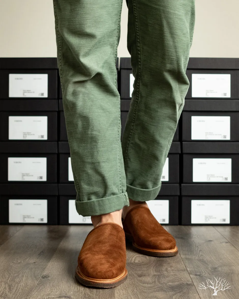 Mule - Chestnut Calf Suede - 2030