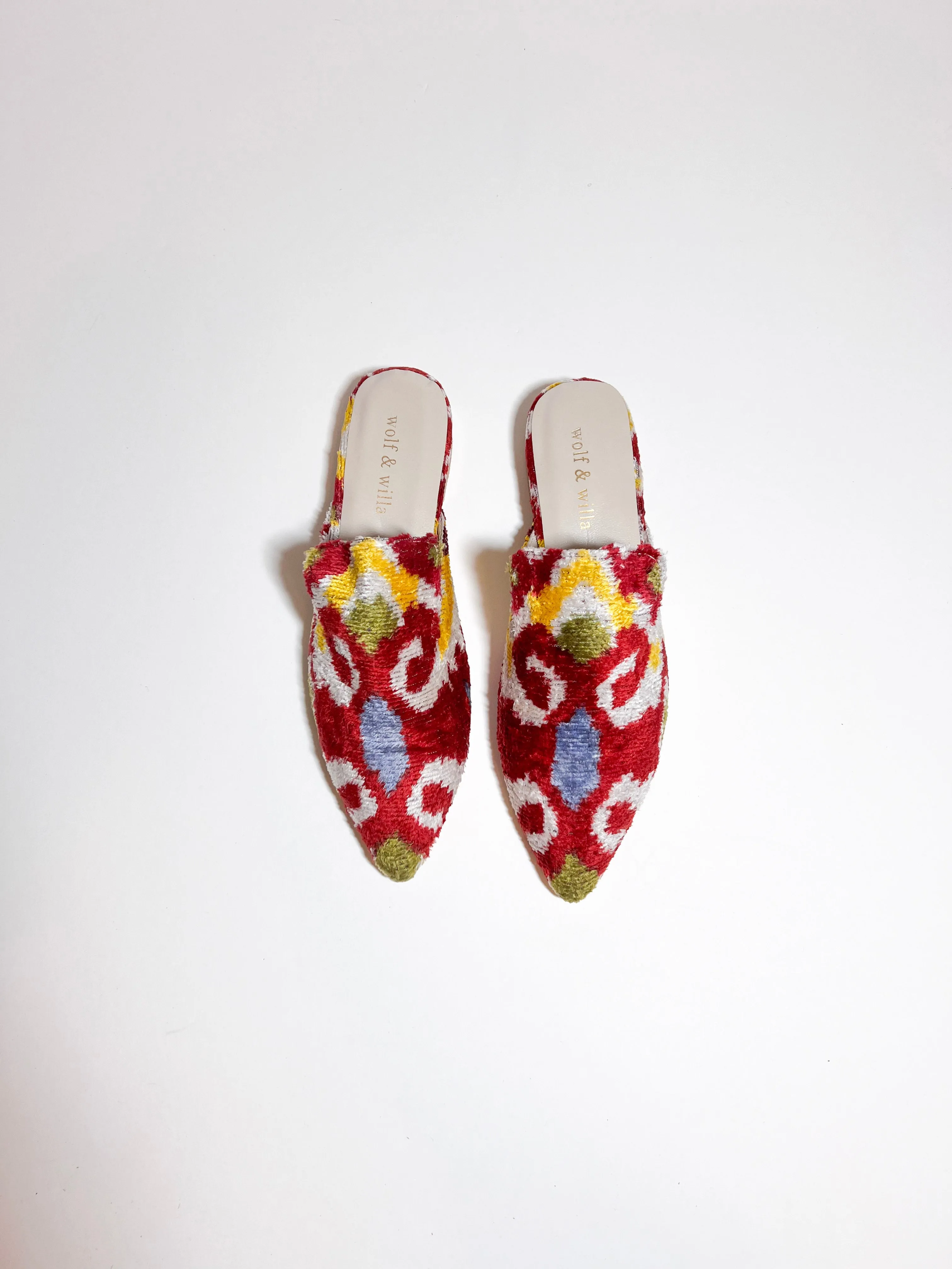 Pointed Mule Big Cat Blue