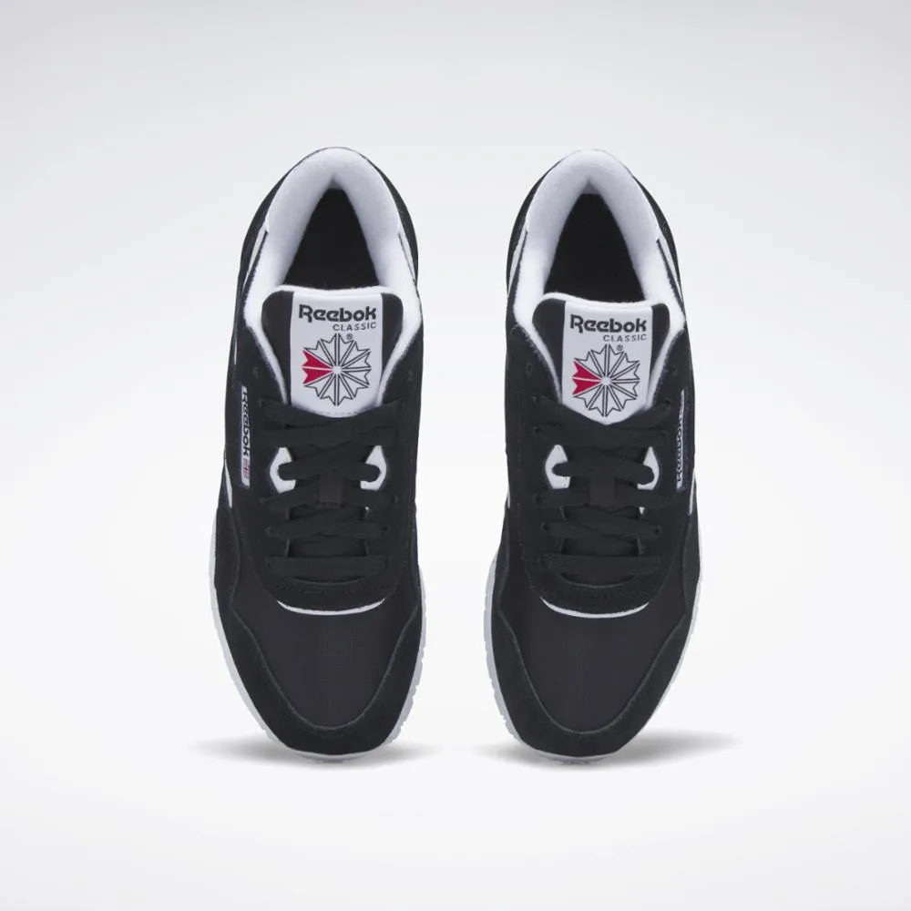 Reebok Footwear Women Classic Nylon Shoes CORE BLK/FTWR WHT/FTWR WHT