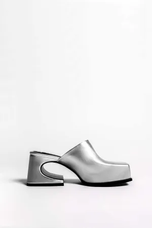 SILVER SASSY MULE