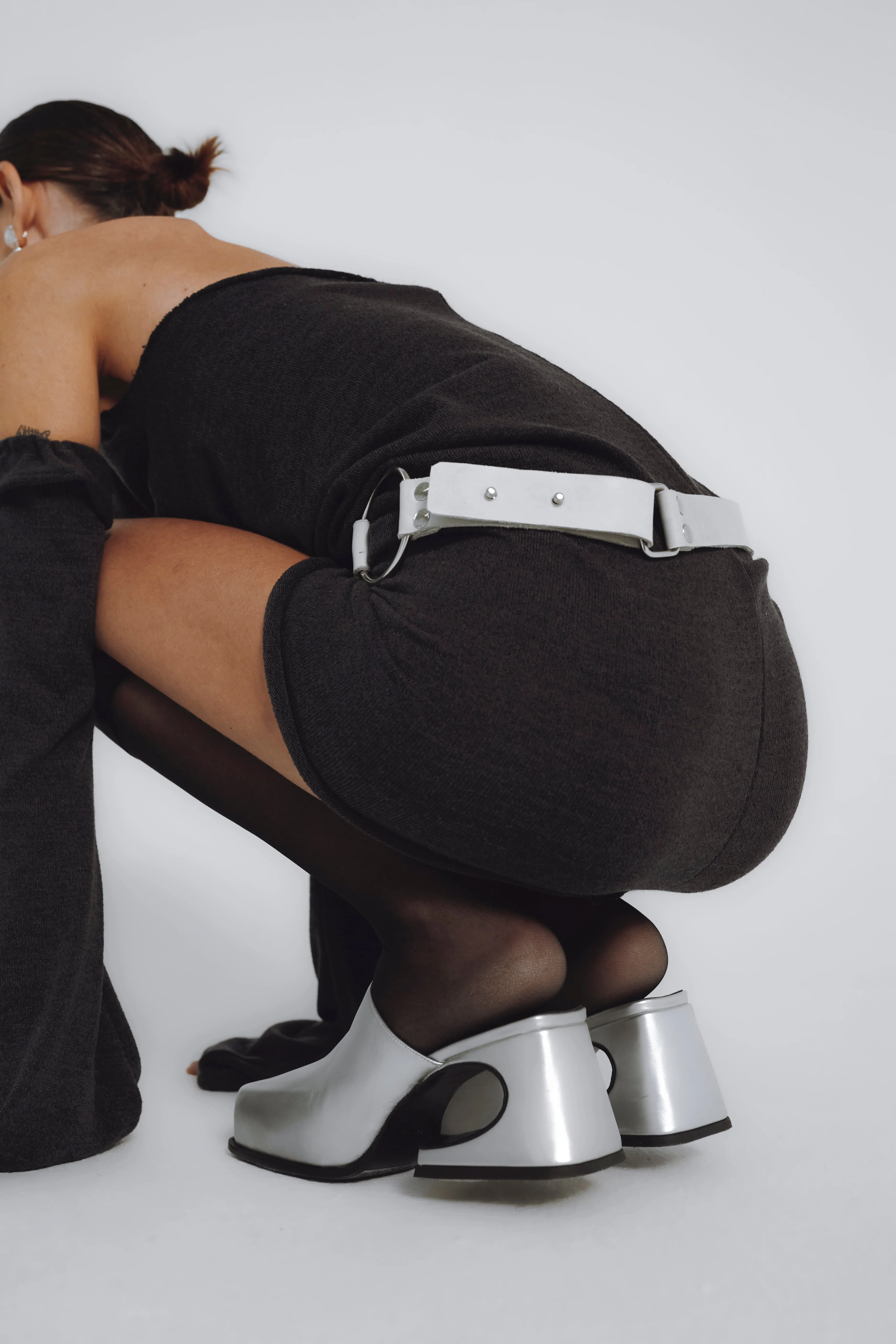 SILVER SASSY MULE
