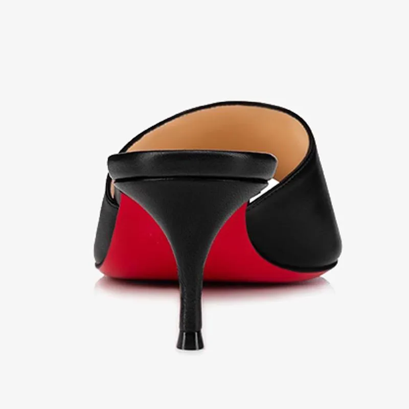 Smooth Calf Leather Mule