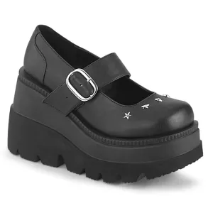 Star Studded Platform Mary Jane Shoes