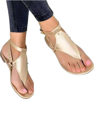 Stella Casual Studded Thong Sandals