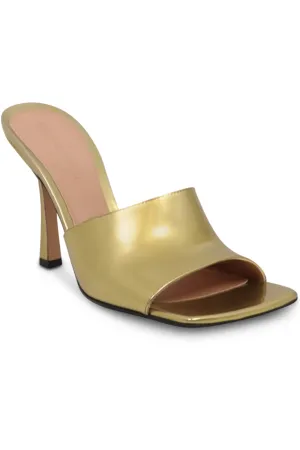 STRETCH 90MM MULE | MIRROR GOLD