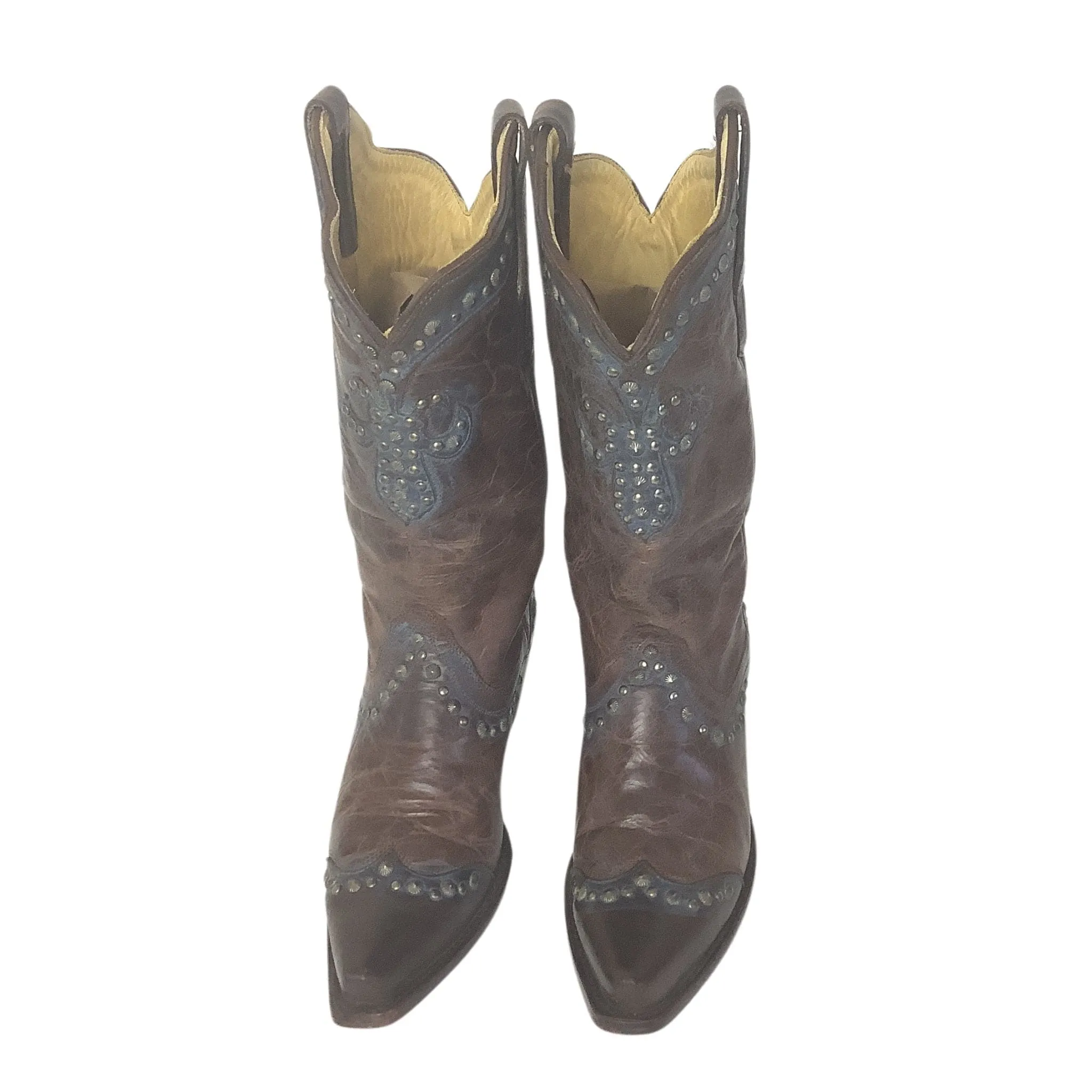 Studded Cowboy Boots