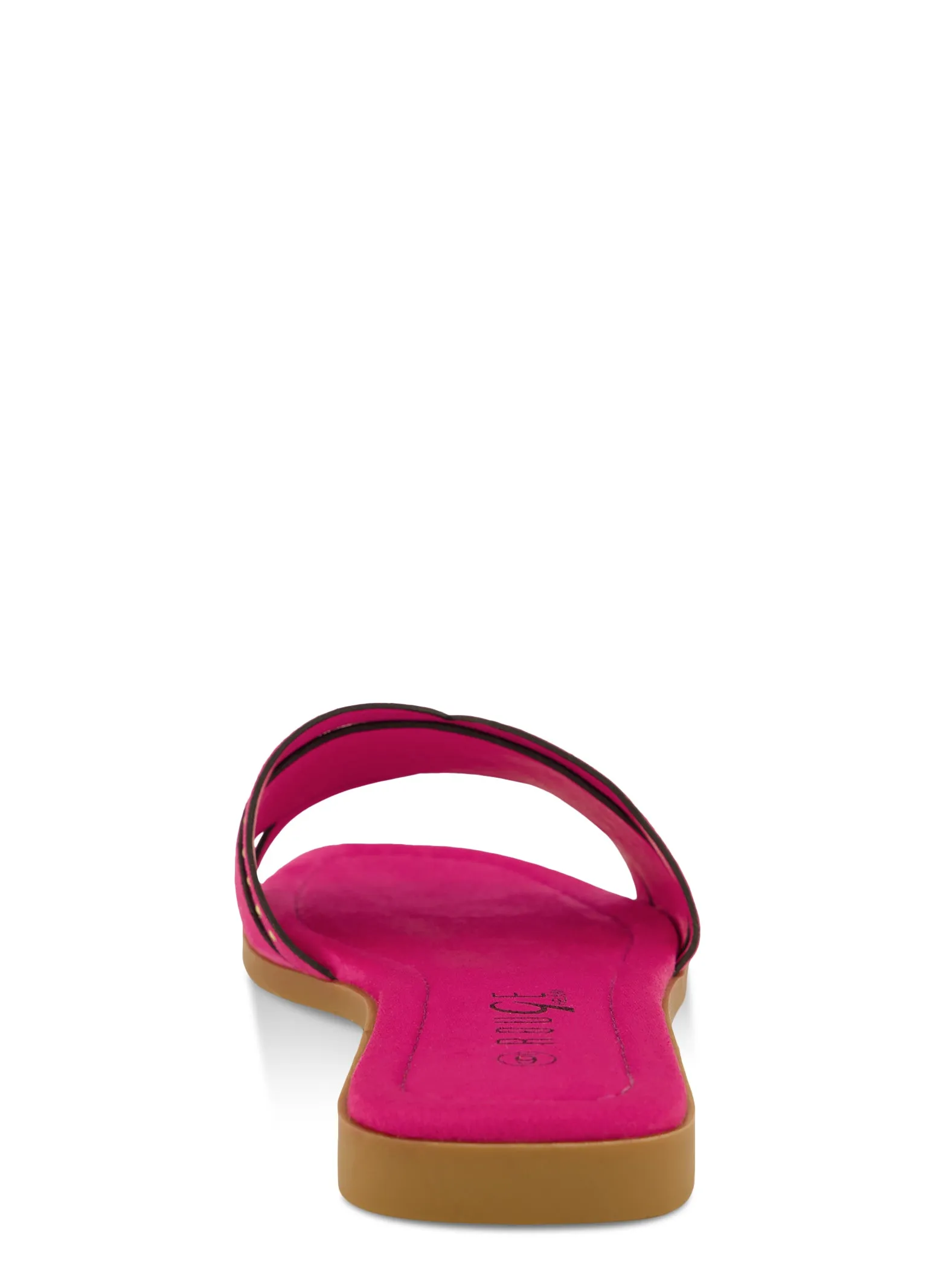 Studded Cut Out Band Slide Sandals