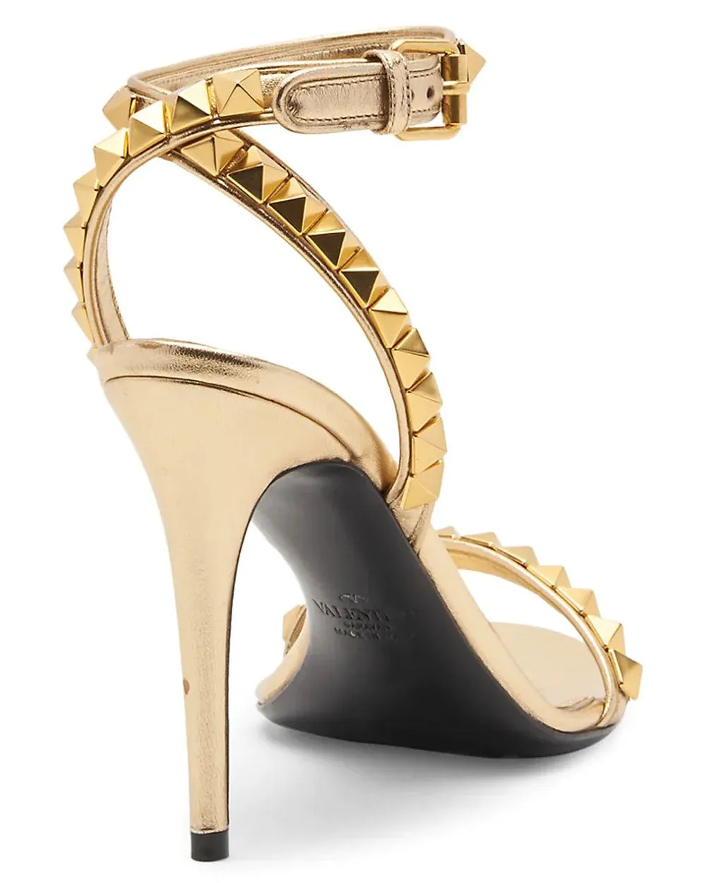 Studded Sandal in Stargold