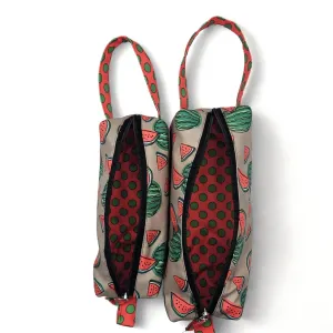SUMMER MELON PRINT Maxi Pouch Set