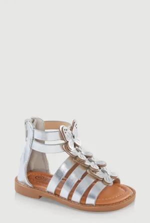 Toddler Girls Butterfly Gladiator Sandals