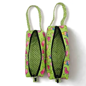 Tropical Bliss Print Maxi Pouch Set