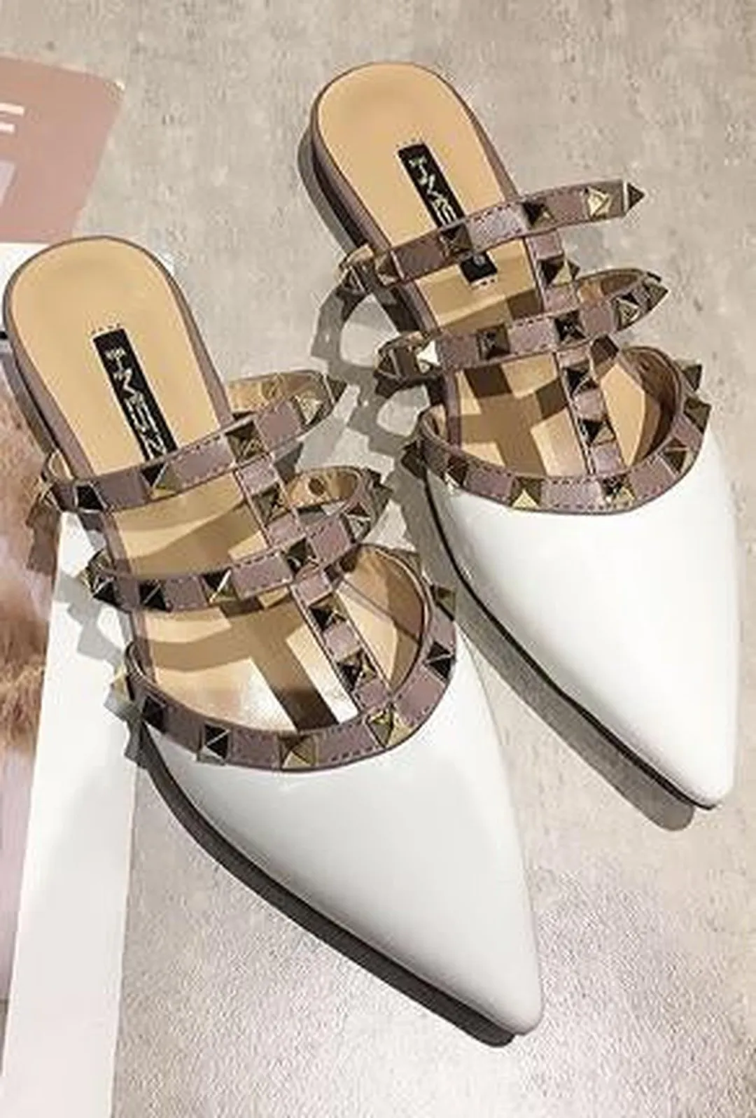 VERA - STUDROCK MULE SANDALS